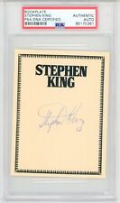 Stephen King ~ Signed Autographed Vintage Bookplate ~ PSA DNA Encased picture