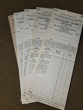 WWII Processed Foods Credits Bank Deposit Slip 5 Partial Pads picture