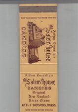 Matchbook Cover Salem House Candies Danvers, MA picture