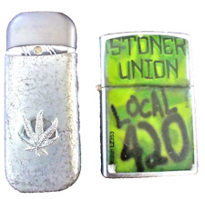 Vintage Weed Lighters, Kalan, rare lighters, Green Marijuana Lighters, Novelty's picture