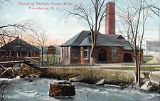 Pumping Station, Hunts Mills, Providence, Rhode Island, Early Postcard, Unused picture