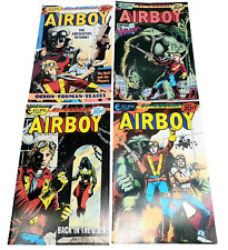 AIRBOY Comics #s 2, 3, 4, 6 Eclipse 1987 Excellent Likely Unread w Sleeves Backs picture