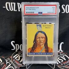 1933 Goudey Indian Gum #38 Sitting Bull (PSA 5 EX) Sioux Chief picture