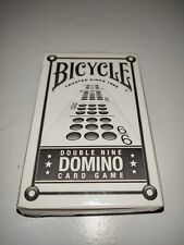 ✅2012 Bicycle Double 9 Nine Domino Card Game Bridge Size Sealed MADE IN THE USA  picture