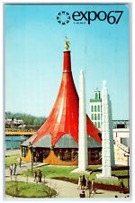 1967 Pavilion of Ethiopia Expo67 Montreal Quebec Canada Vintage Postcard picture