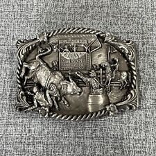 Saddle Club Mulvane Belt Buckle 1986 Siskiyou Bull Riding 1986 Limited Edition picture