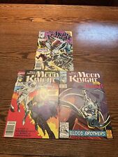 moon knight comic lot of 3, #8#25#37 1989-1992 VF picture