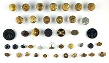 Antique Brass / Other Materials U.S. Military Buttons - Lot of 41 picture