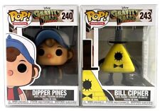 Funko Pop Gravity Falls Dipper Pines #240 & Bill Cipher #243 Common Set of 2 picture