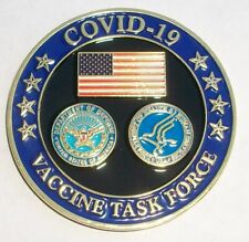 Operation Warp Speed Pandemic Co vid Vaccine Task Force Virus Challenge Coin picture