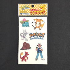 Pokemon Temporary Tattoos_Artbox_Mewtwo_Bulbasaur_Raichu_Pokemon Tattoos 1999 picture