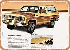 METAL SIGN - 1979 GMC Desert Fox Jimmy Vintage Ad picture