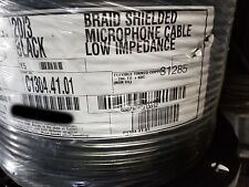 Carol C1304 20/3C Premium Braid Shielded Low Impedance Microphone Cable Blk/50ft picture