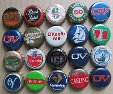 20 OBSOLETE CANADA CANADIAN BEER BOTTLE CAPS picture