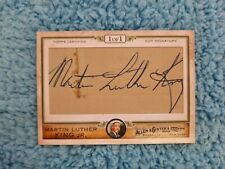 2010 TOPPS ALLEN & GINTER MARTIN LUTHER KING JR CUT SIGNATURE CARD 1/1 WOW picture