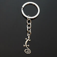 Curly Tailed Lizard Gecko Charm Pendant Keychain Key Chain Ring Cute Curl Tail  picture