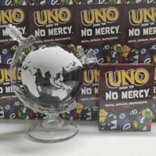 1X Glow In Darkness  Sphere Glass Hookah  Bong Water Pipe + 1X Uno No Mercy picture