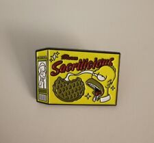 The Simpsons Pin Badge Homer  Mmm Sacrilicious Waffle Enamel 90s Cartoon Gift  picture