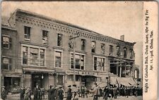 Knights Of Columbus Block Chelsea Square After Big Fire Chelsea MA Postcard J30 picture