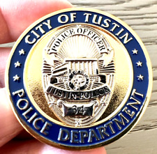 RARE City of Tustin Police Department K-9 Unit Limited MINT Challenge Coin LEO picture
