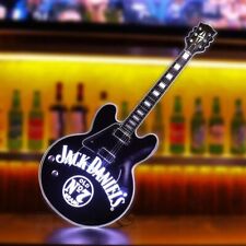 ULTRA Rare Jack Daniels LED Lighted GIBSON Guitar Sign Bar Mancave LAWSUIT NEON picture