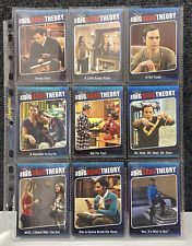 Big Bang Theory Season 5: Complete Quotables Set 9 cards picture