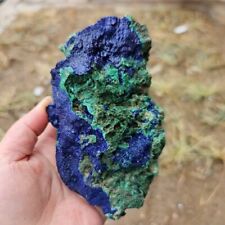 915g Natural Azurite Mineral Specimen Blue Malachite Decoration Gift Chessylite picture