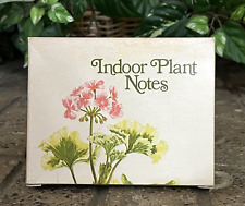 Vintage Current Inc Stationary 10 Unused Indoor Plant Note Cards with Envelopes picture