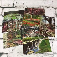 Collectible Postcard Lot Of 8 Longwood Gardens Kenneth Square Pennsylvania  picture