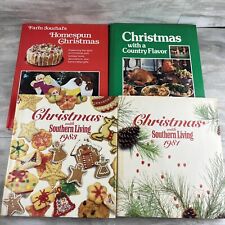 Vintage Christmas with Southern Living Books Farm Journals Hardback Lot of 4 picture