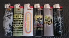 BIC Lighters- Rock Band Series 6 pk- Nirvana, Megadeth, Foo Fighters picture