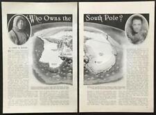 Richard Byrd Antarctic expedition 1930 pictorial “Who Owns the South Pole?” picture