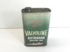 VINTAGE VALVOLINE OUTBOARD MOTOR OIL 