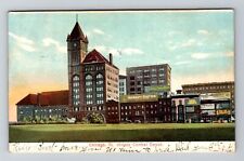 Chicago, IL-Illinois, Central Depot Antique c1907, Vintage Souvenir Postcard picture