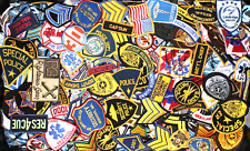 50 Vintage NOS Police Security Sheriff EMT Fireman Military Patches Mixed picture