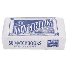 50 Plain White Matches Matchbooks picture