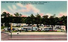 Jack Tar Court Hot Springs, AR Arkansas Motel Adv Vintage Linen Postcard picture
