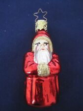 Inge Santa Christmas Ornament 2 3/4