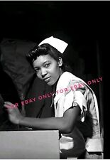 Vintage Old Photo reprint 1950's Nurse African American Black Women Nursing picture