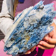 3.47LB Natural blue kyanite quartz crystal rough mineral speciman healing picture