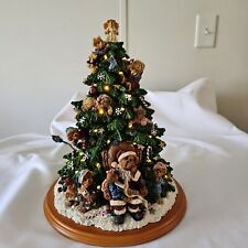 Danbury Mint The Boyd's Bears Large Light Up Christmas Tree Decor Sculpture picture