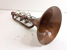 Copper& Bronze Trumpet Decorative Art Sc picture
