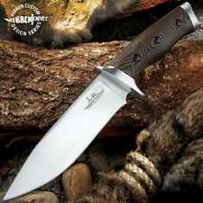 Gil Hibben Tundra Hunter Bowie Fixed Blade Combat Knife Full Tang GH5077 Leather picture