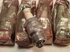 VTG NOS CHAMPION SPARK PLUGS F10 Qty. 5. PLUS 1 FREE USED ONE MADE IN USA  picture