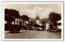 c1930's Cathedral on Funchal Madeira Portugal Vintage RPPC Photo Postcard picture