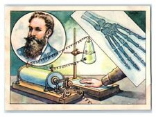 Wilhelm Rontgen Thermodynamics X-Rays, Inventors, Echte Wagner German Trade Card picture