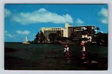 Hawaii HI-Hawaii, Naniloa Surf, Hilo Bay, Antique Souvenir Vintage Postcard picture
