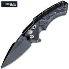 Hogue X5 Manual Flipper Black CPM-154 Spear Point Blade Black Aluminum 34579 picture