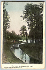 Manchester, New Hampshire - Pine Island Park - Vintage Postcard picture