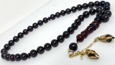 Natural Antique Yemen Agate, Prayer Beads, Rosary Tesbih Masbaha picture